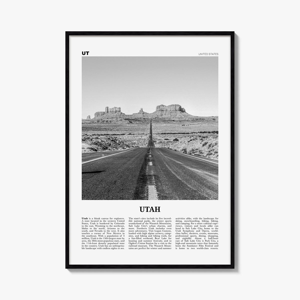 Utah Newspaper No 1 Poster