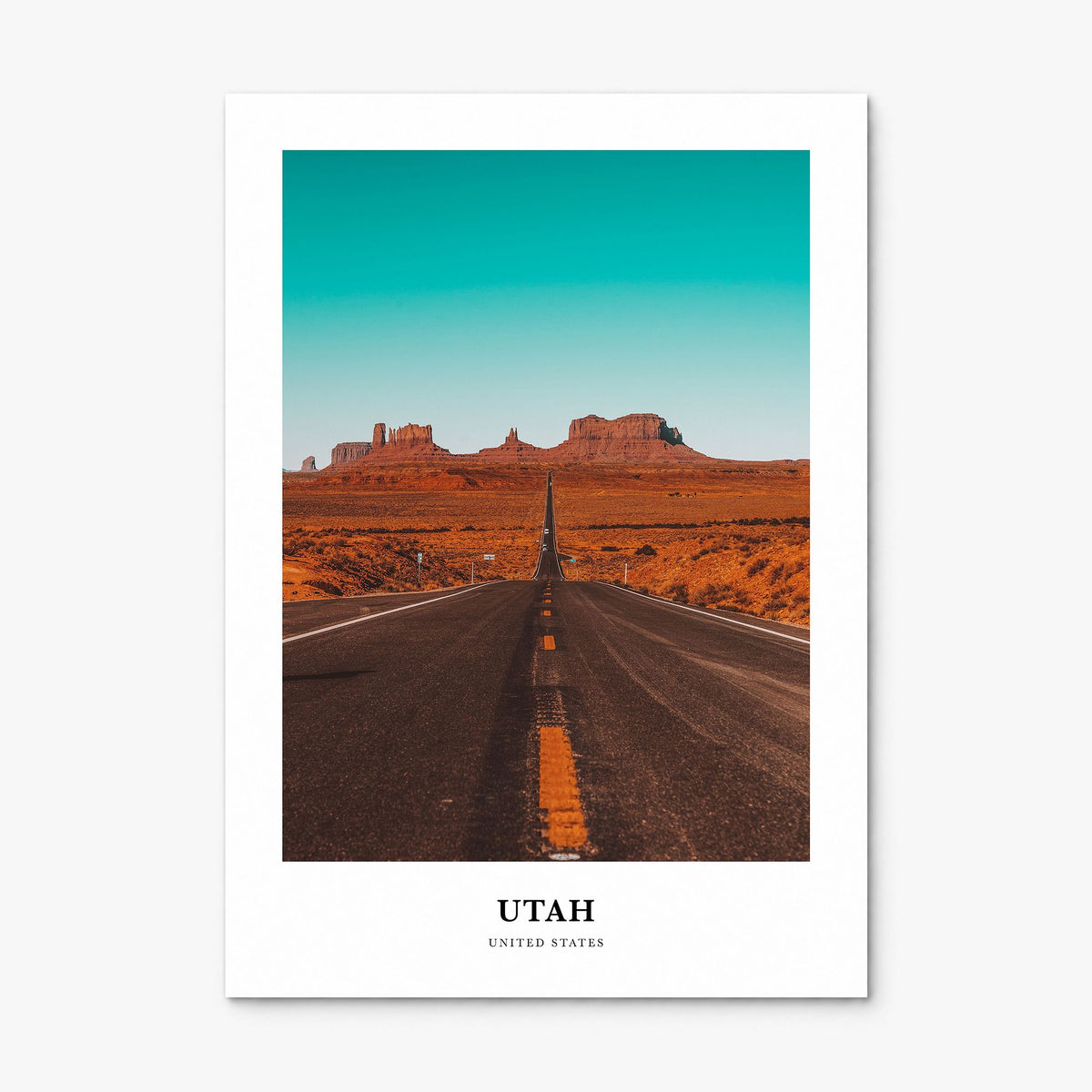 Utah Classic No 3 Poster, print only (unframed)