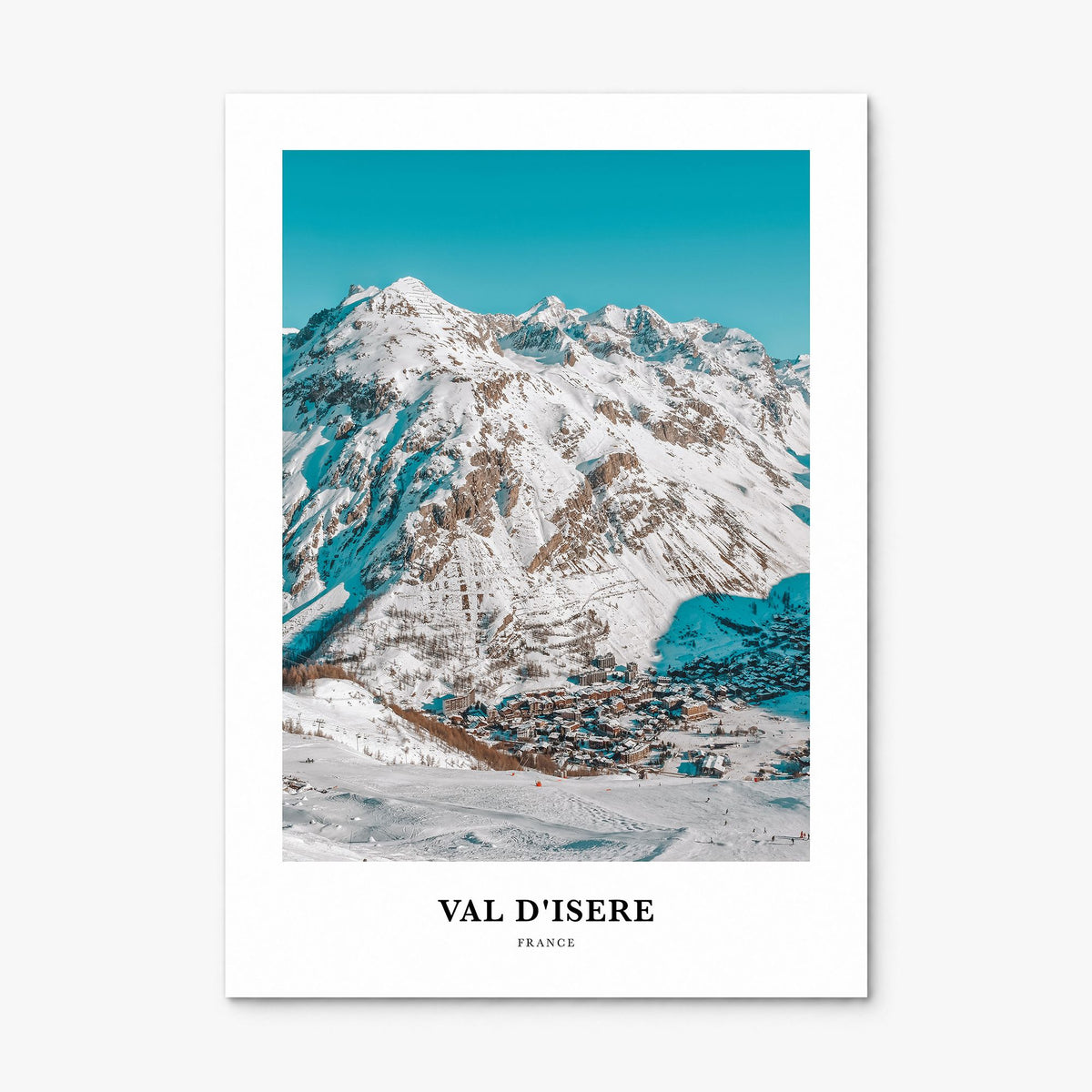 Val d'Isère Classic Poster, print only (unframed)