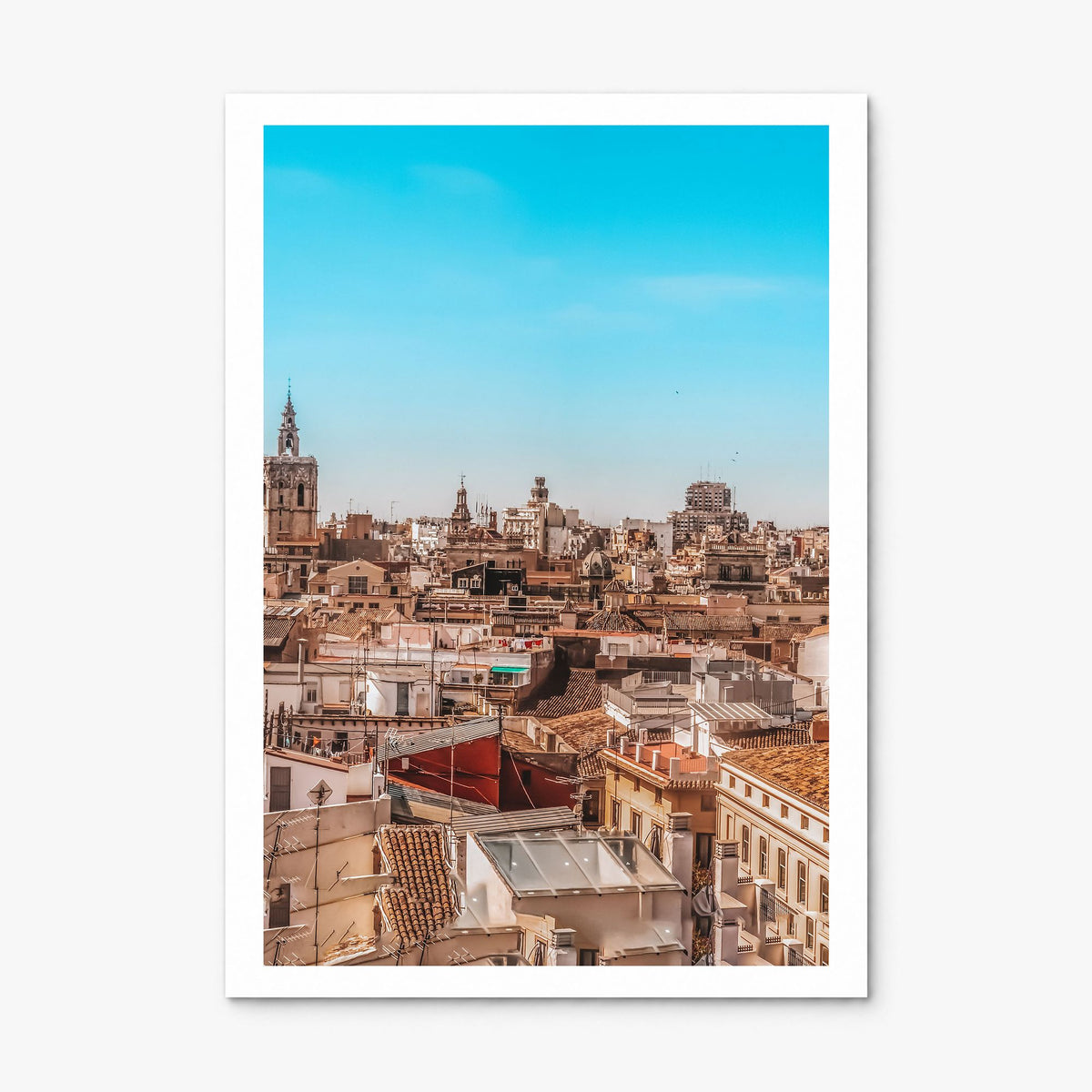 Valencia Photo Poster, print only (unframed), white border