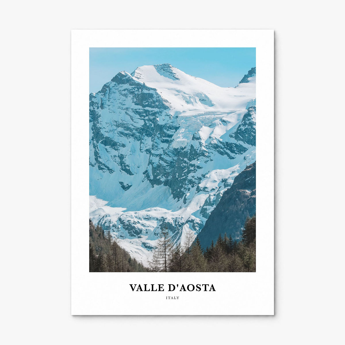 Valle d'Aosta Classic Poster, print only (unframed)
