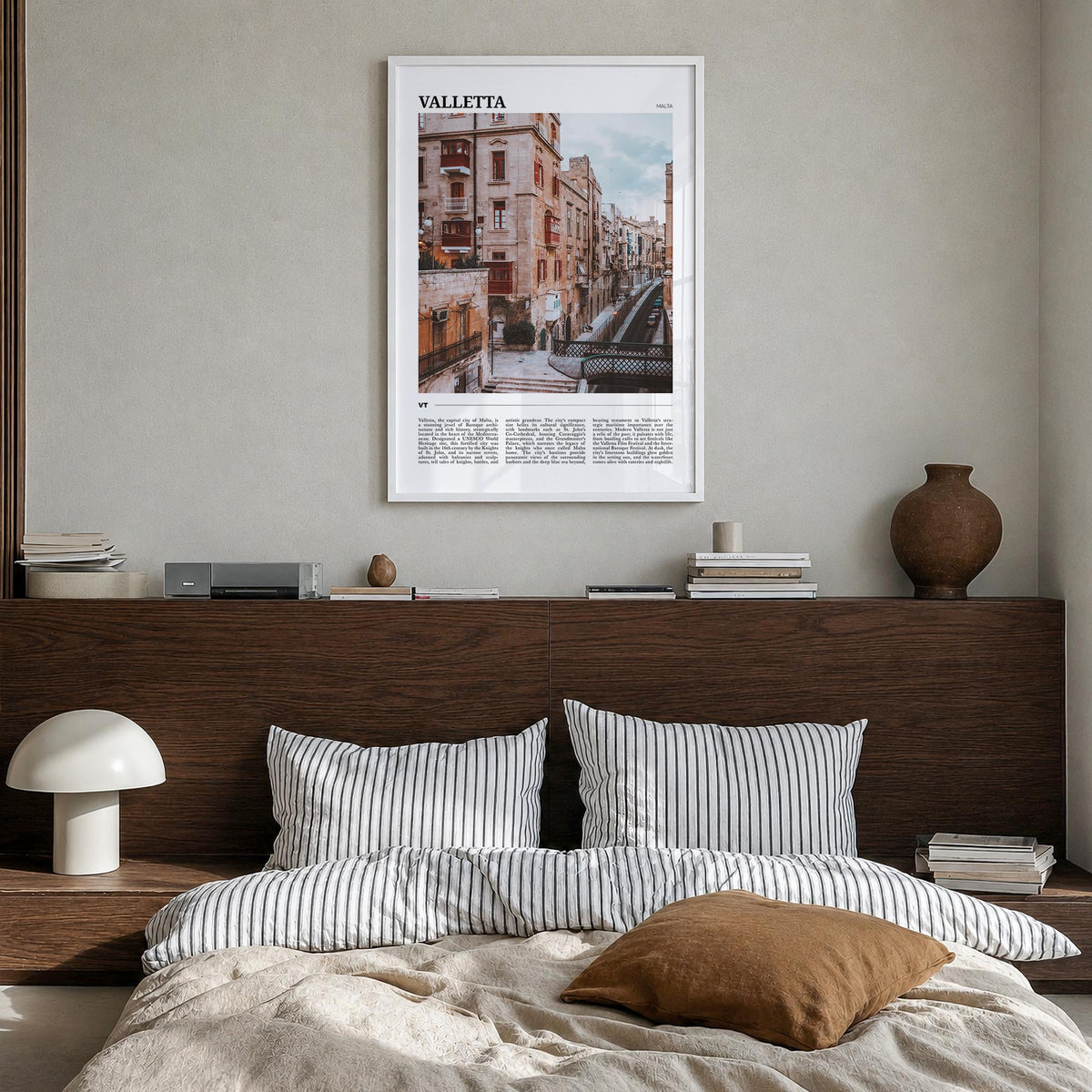 Valletta Travel Poster