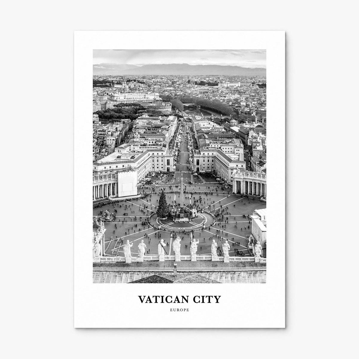 Vatican City Classic Poster, print only (unframed)