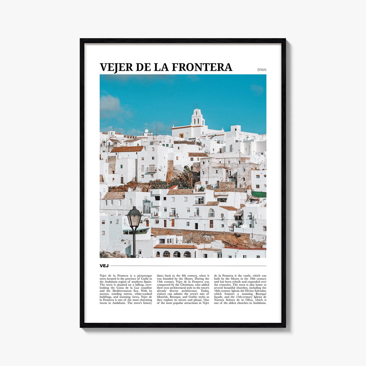 Vejer de la Frontera Travel Poster