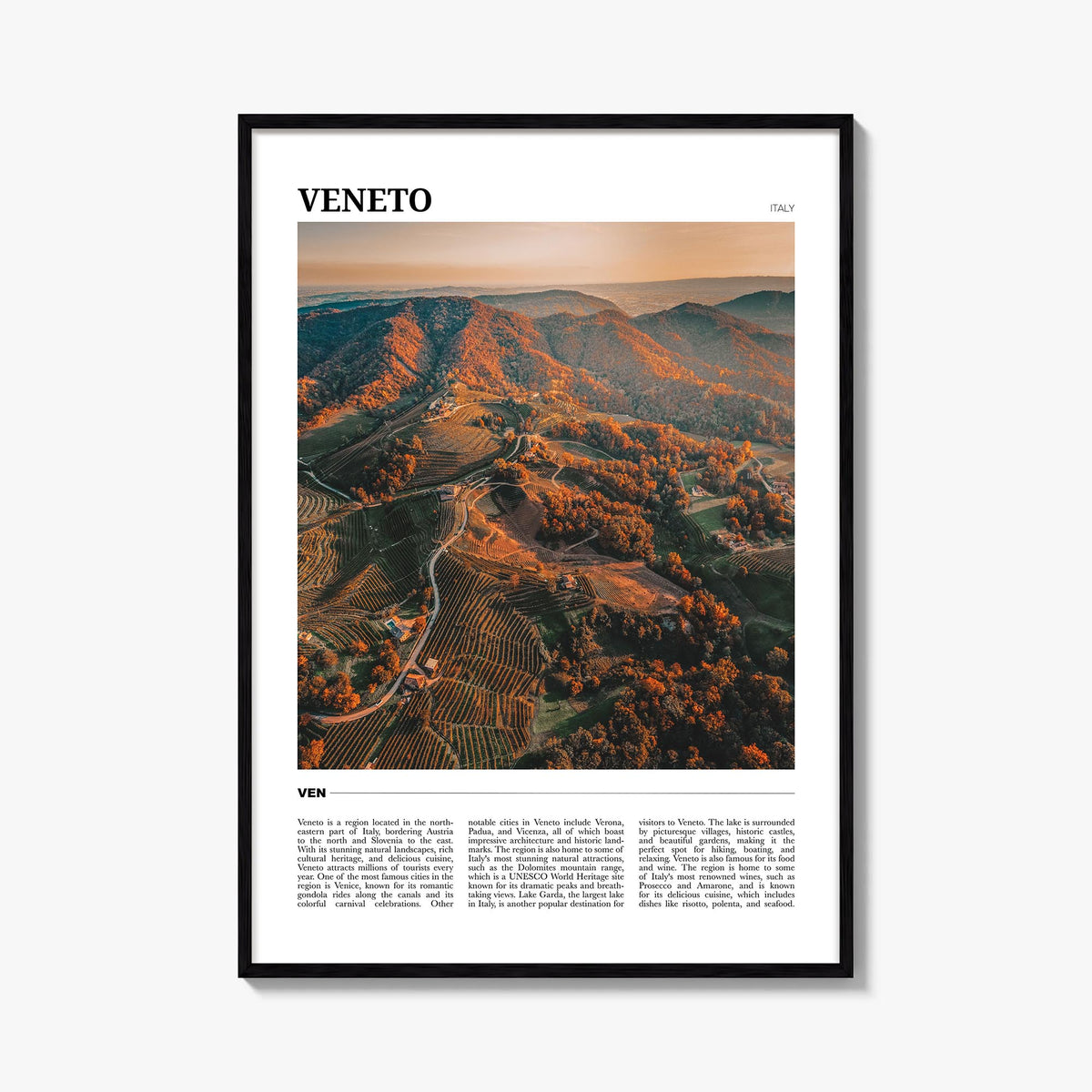 Veneto Travel Poster