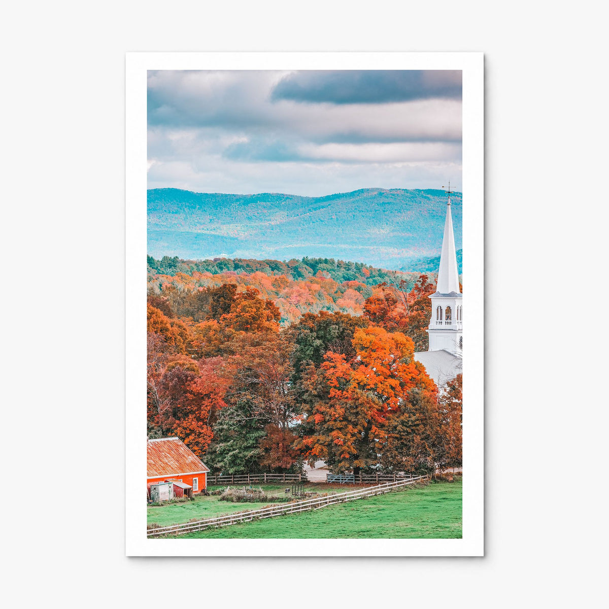 Vermont Photo No 1 Poster, print only (unframed), white border