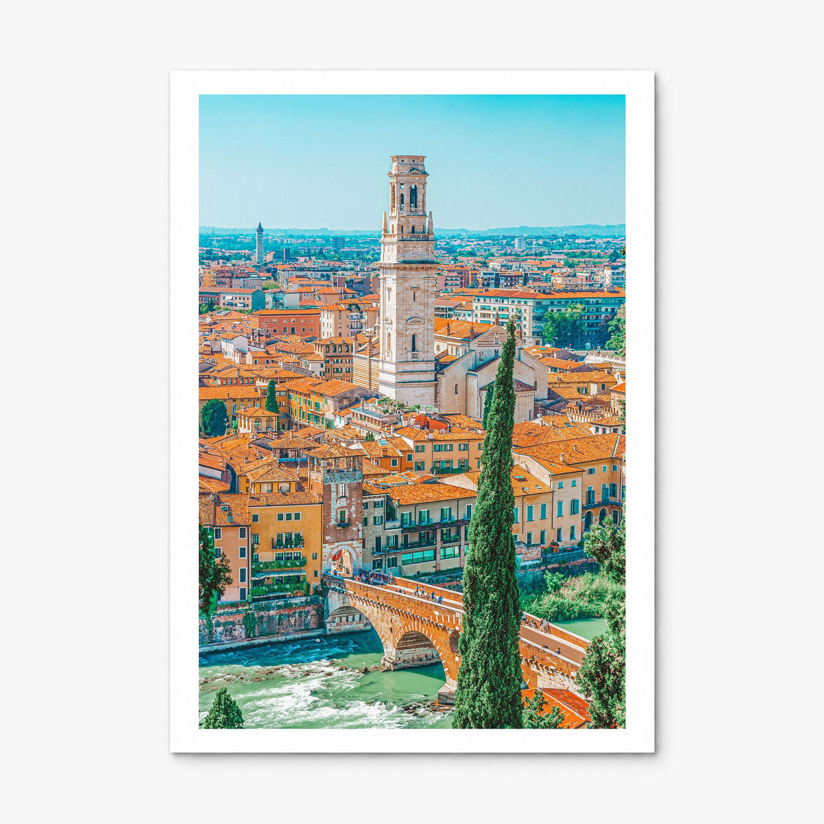 Verona Photo Poster, print only (unframed), white border
