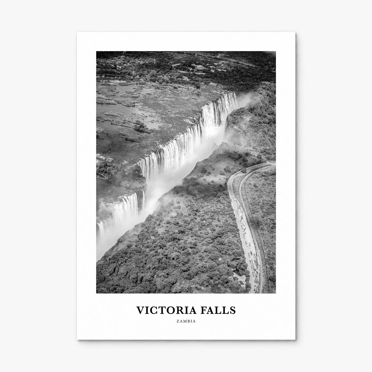 Victoria Falls Classic Poster, print only (unframed)