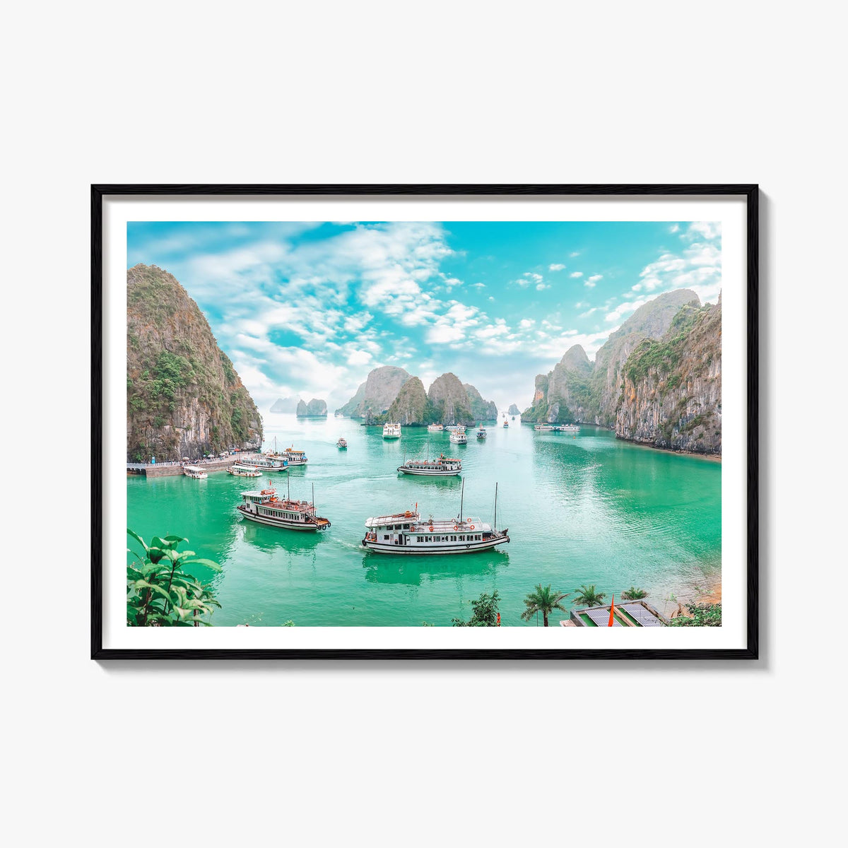 Vietnam colorful photo poster of Asia – horizontal wall art, unframed print shown in interior mockup