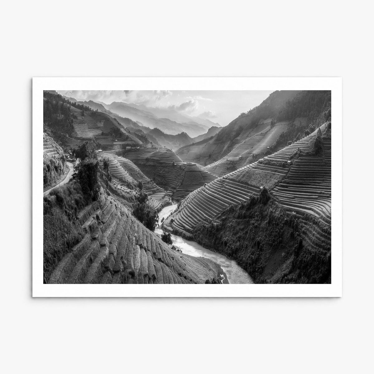 Vietnam Photo Poster, print only (unframed), white border