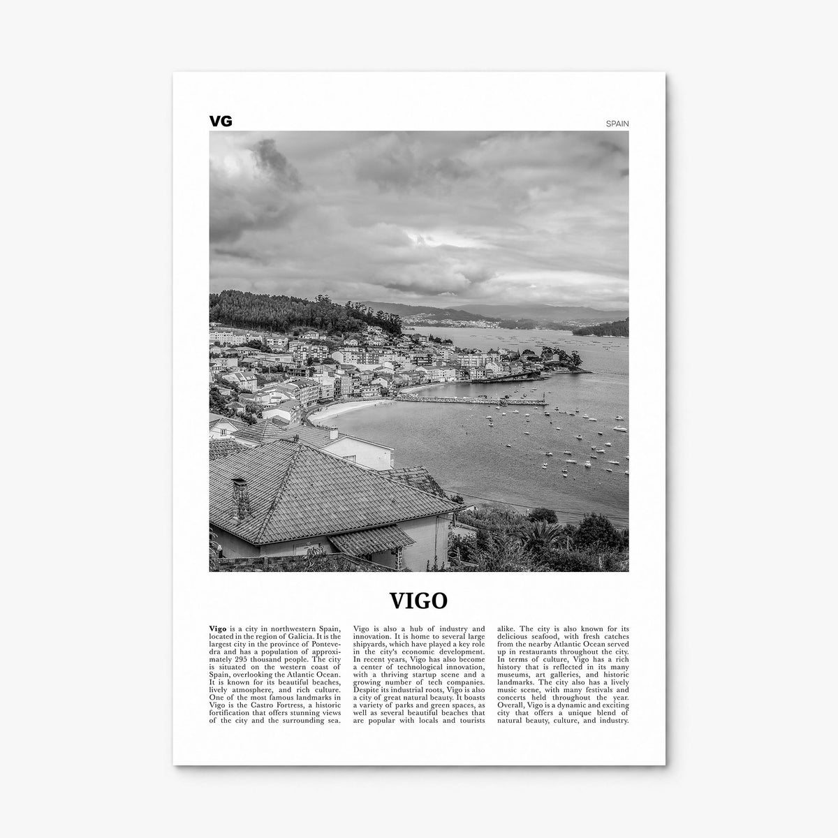 Vigo Newspaper Poster, print only (unframed)