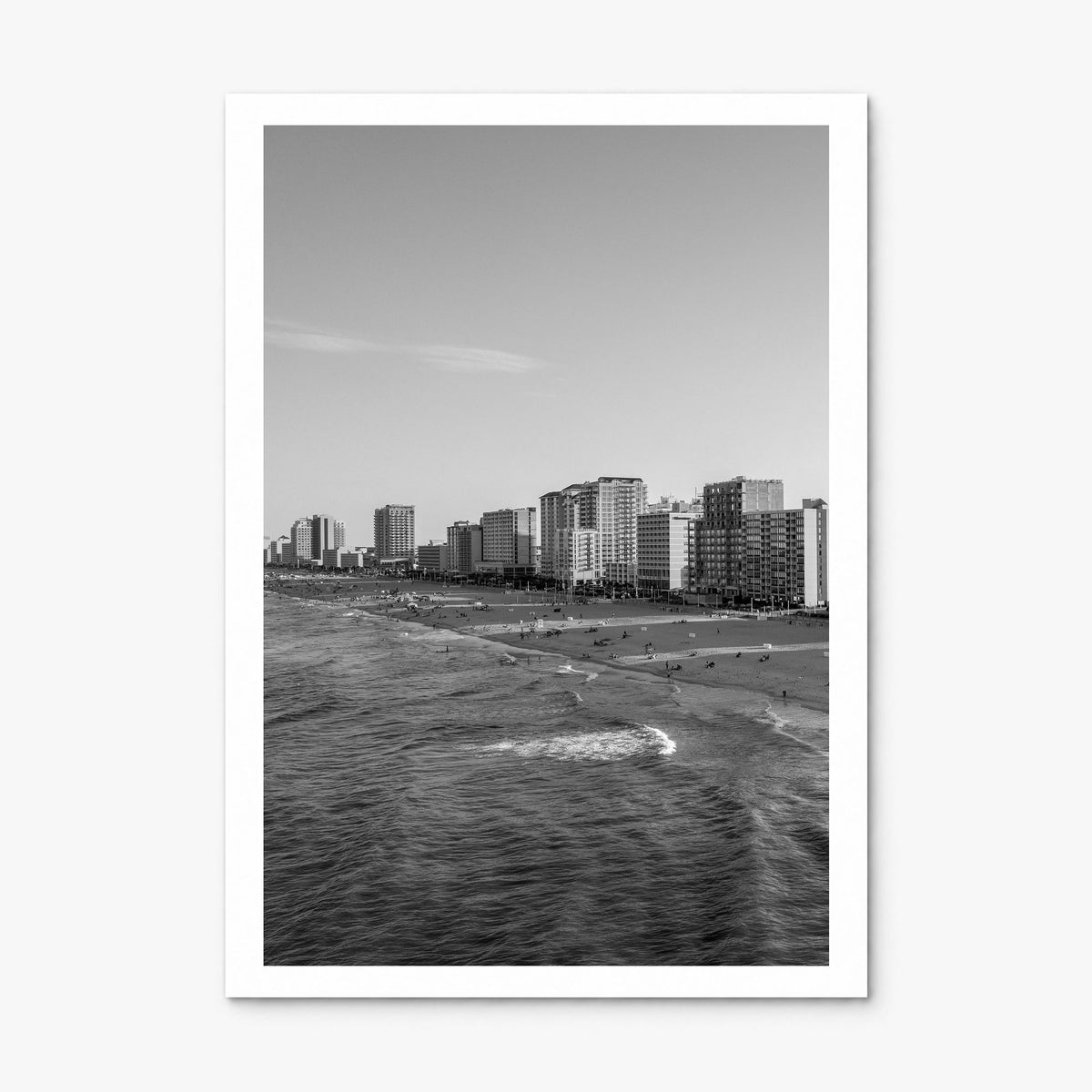 Virginia Beach Photo Poster, print only (unframed), white border
