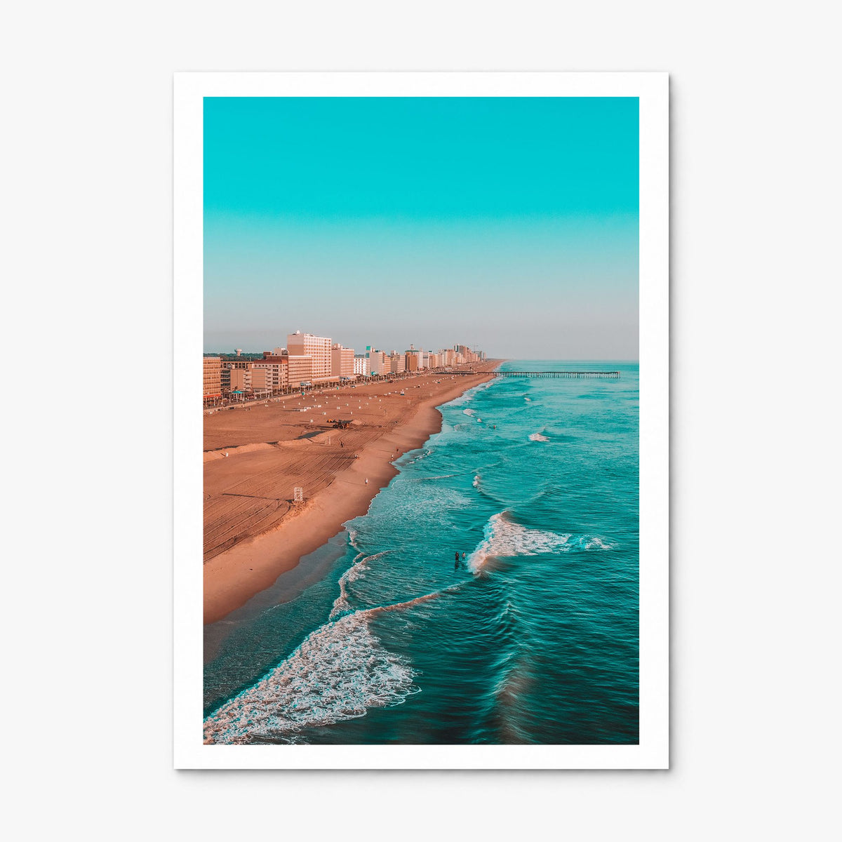 Virginia Beach Photo No 1 Poster, print only (unframed), white border