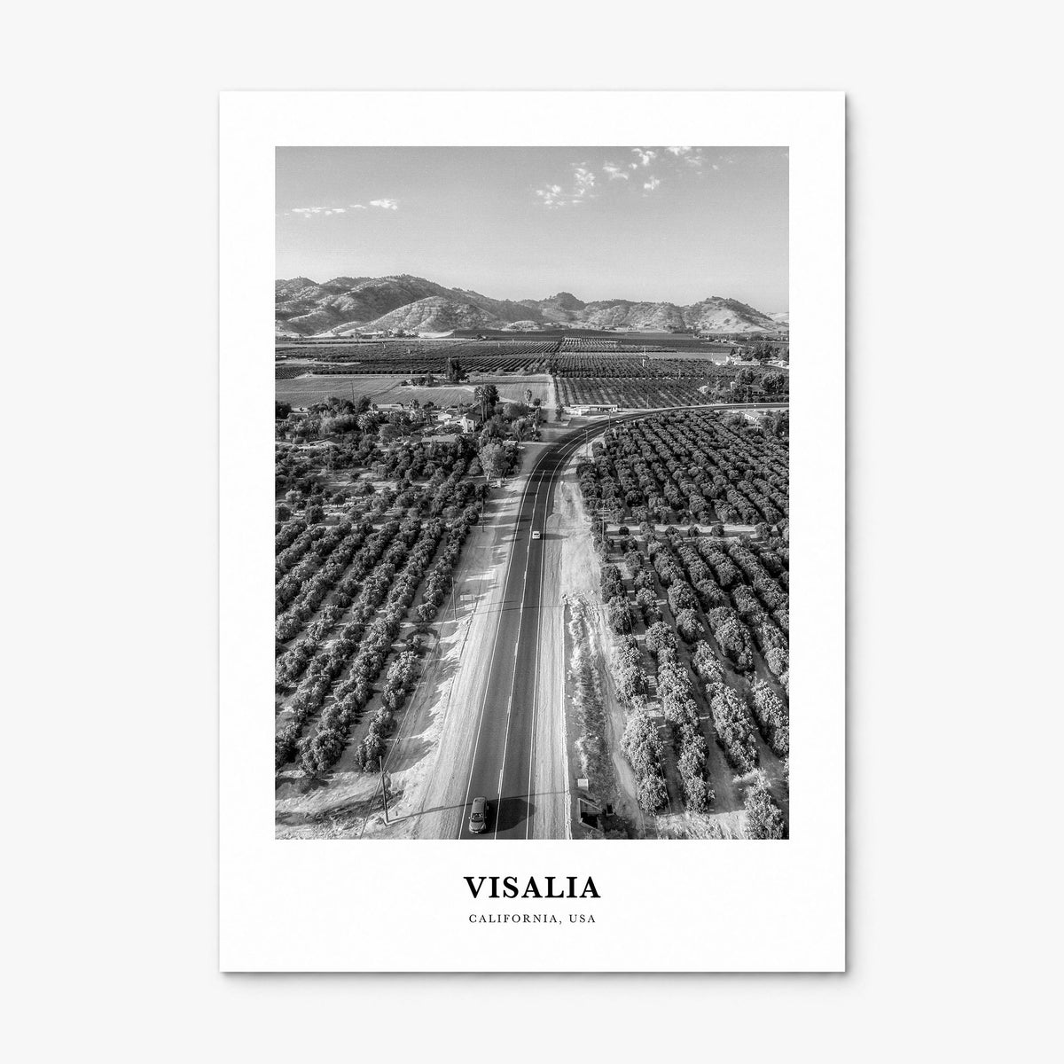 Visalia Classic Poster, print only (unframed)