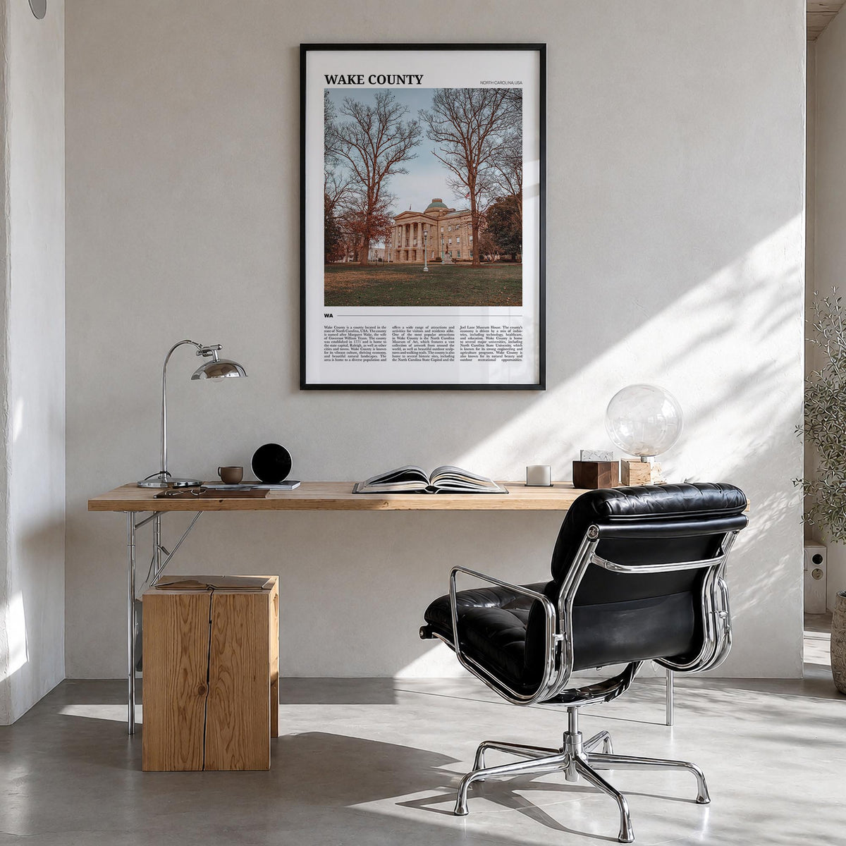 Wake County Travel Poster