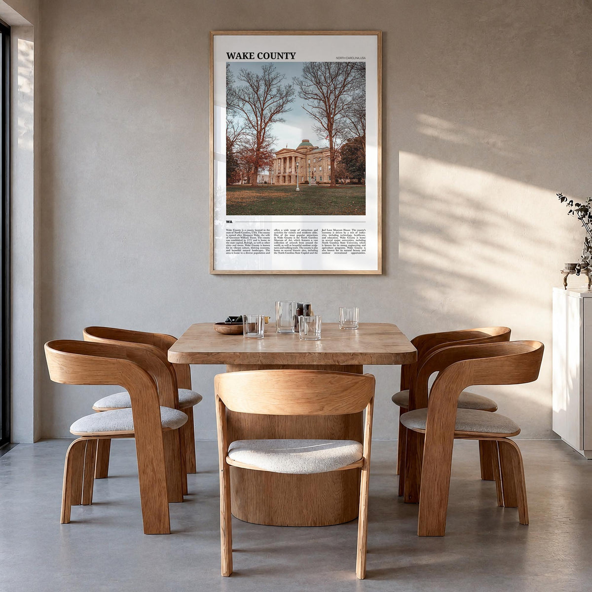 Wake County Travel Poster