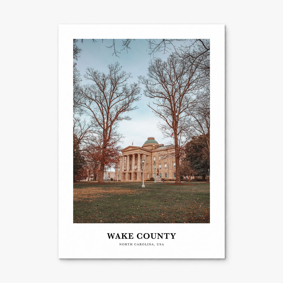 Wake County Classic Poster, print only (unframed)