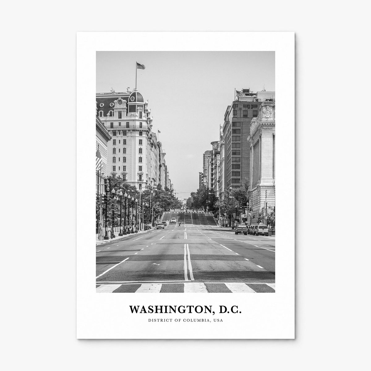 Washington, D.C. Classic No 2 Poster, print only (unframed)