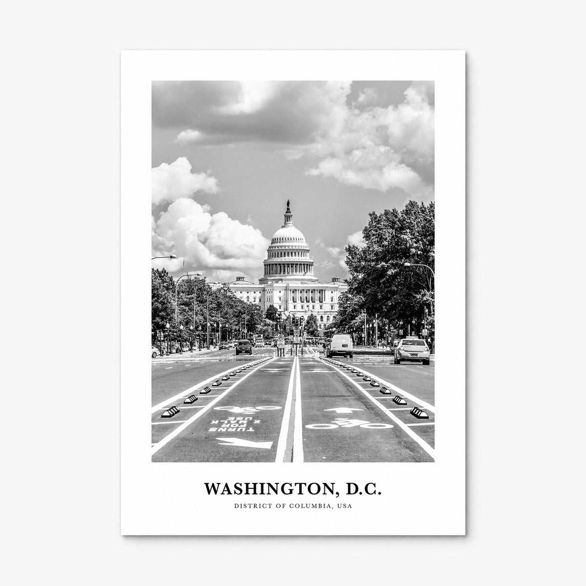 Washington, D.C. Classic No 3 Poster, print only (unframed)