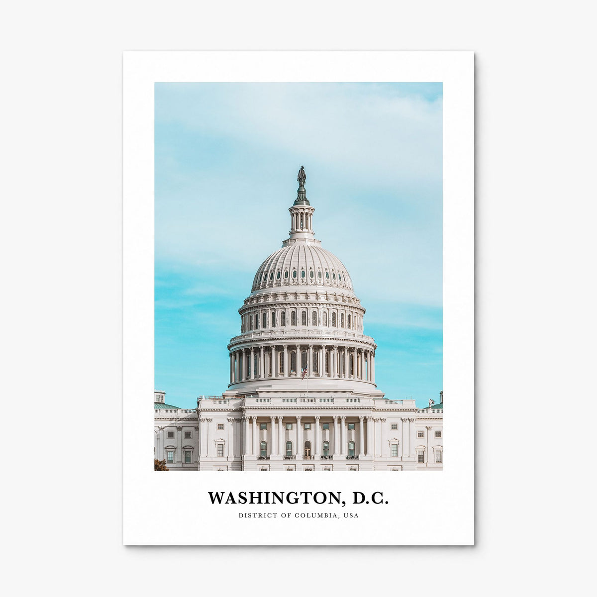 Washington, D.C. Classic No 1 Poster, print only (unframed)