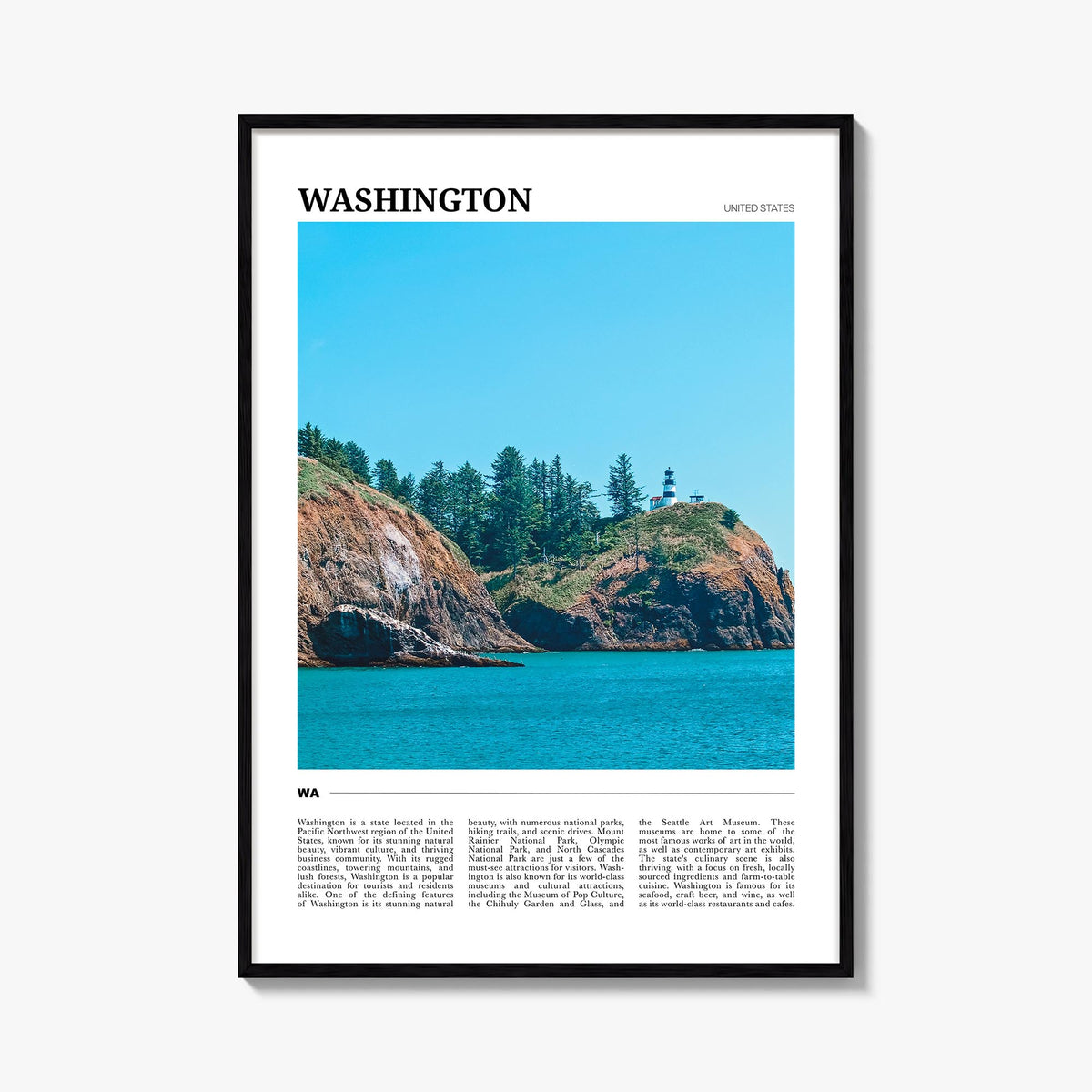 Washington (State) Travel Poster