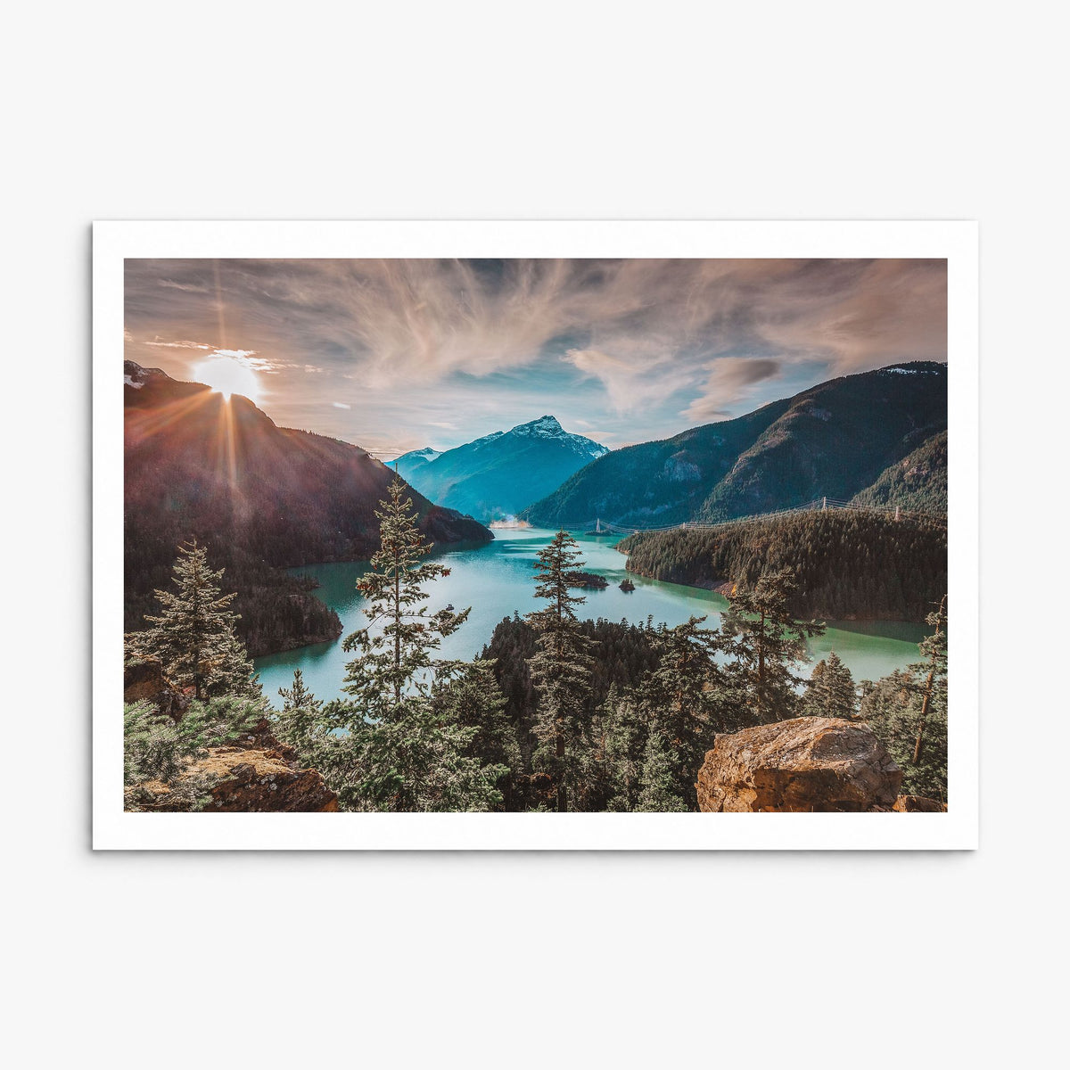 Washington (State) Photo No 1 Poster, print only (unframed), white border