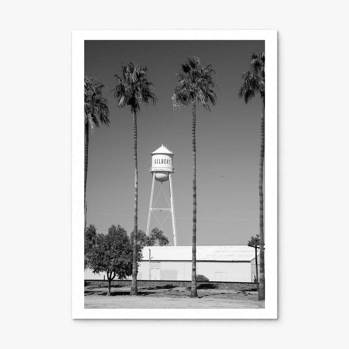 Water Tower Photo No 2 Poster, print only (unframed), white border