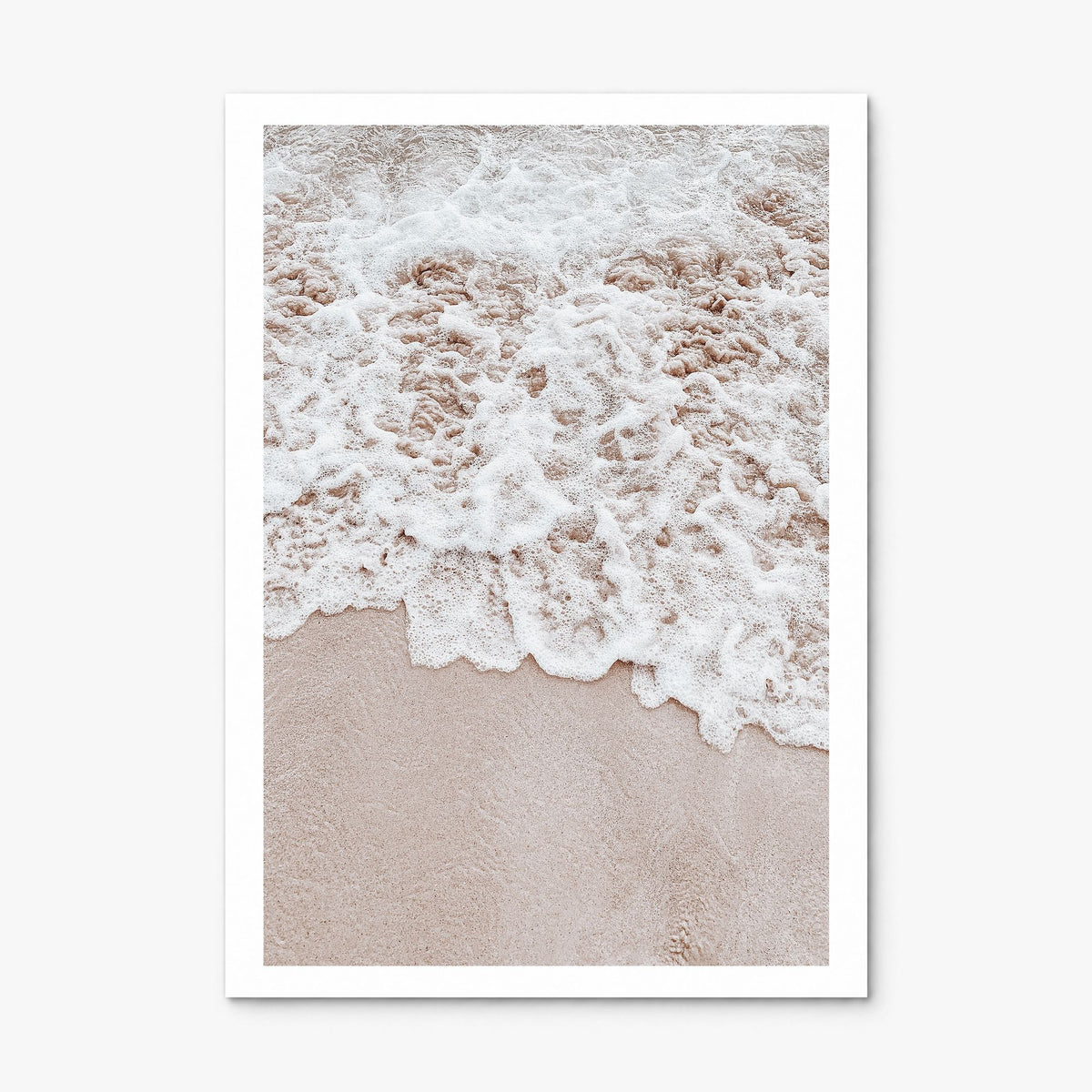Waves Crashing Photo No 2 Poster, print only (unframed), white border