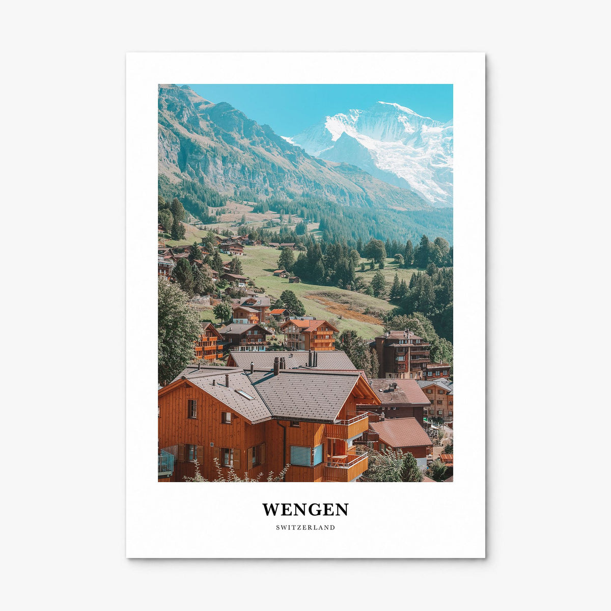 Wengen Classic Poster, print only (unframed)