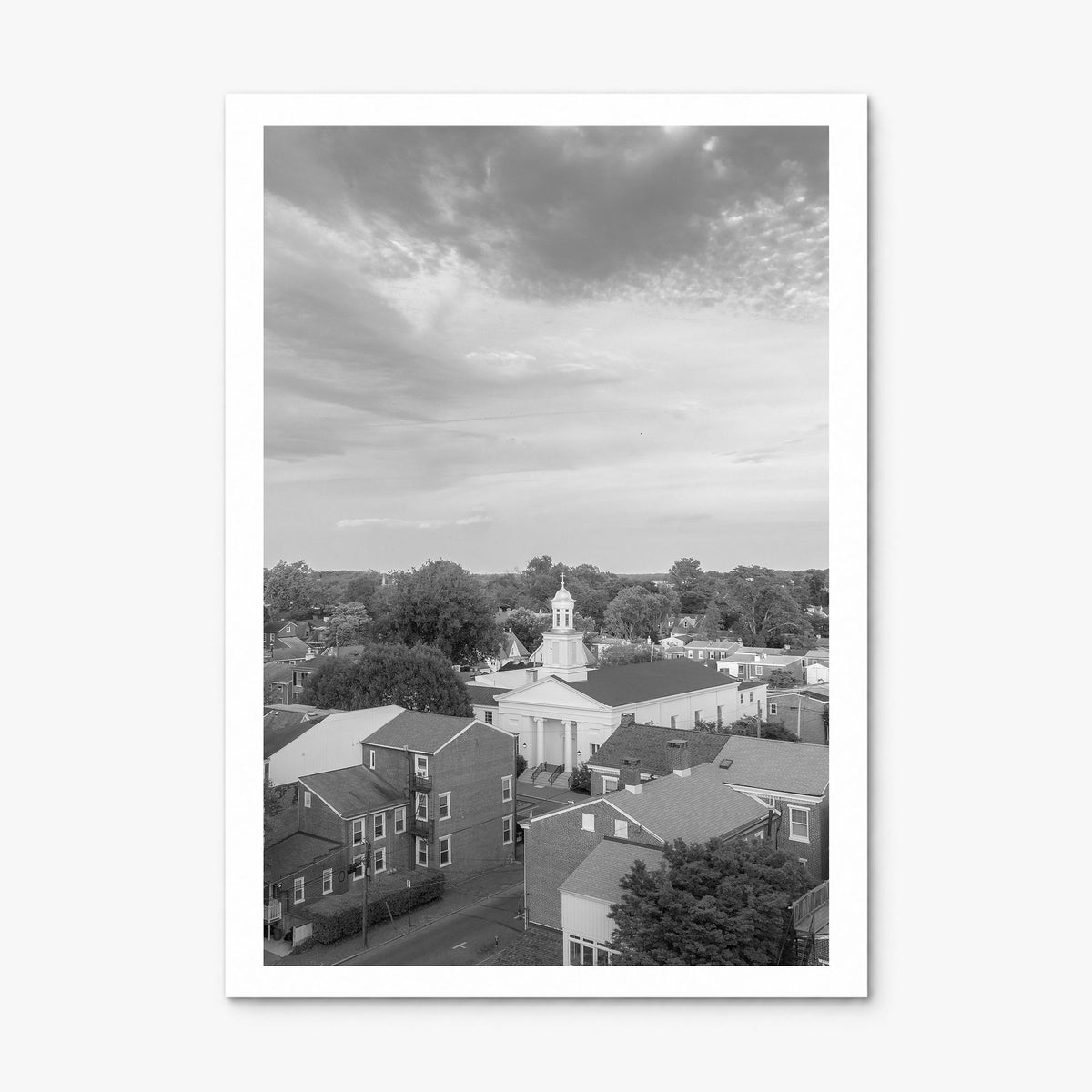 West Chester, Pennsylvania Photo Poster, print only (unframed), white border