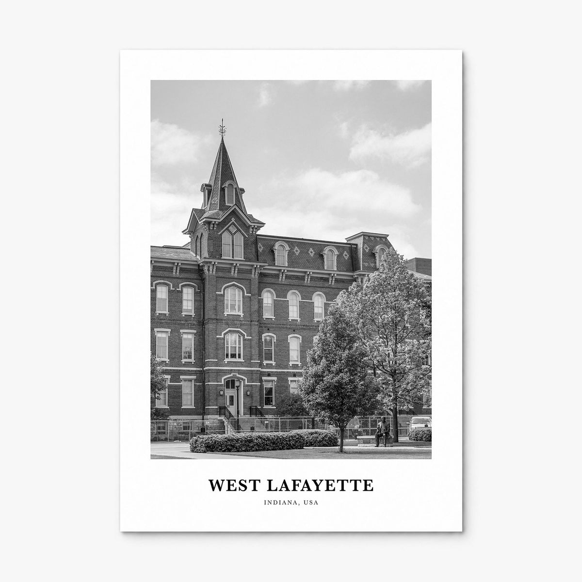 West Lafayette Classic Poster, print only (unframed)