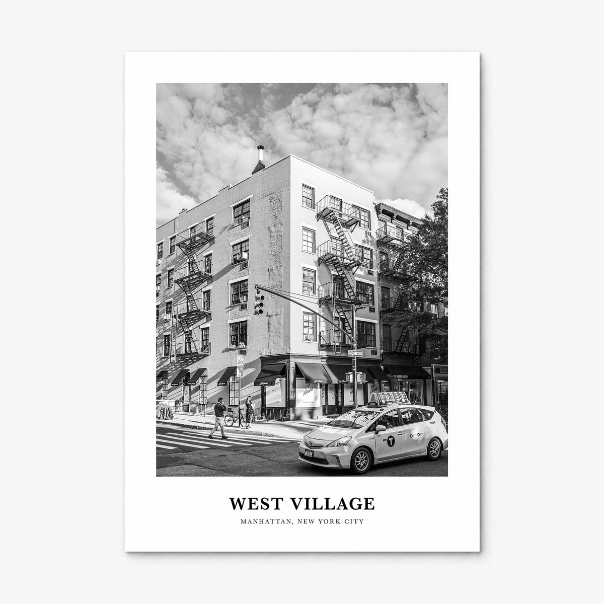 West Village Classic Poster, print only (unframed)