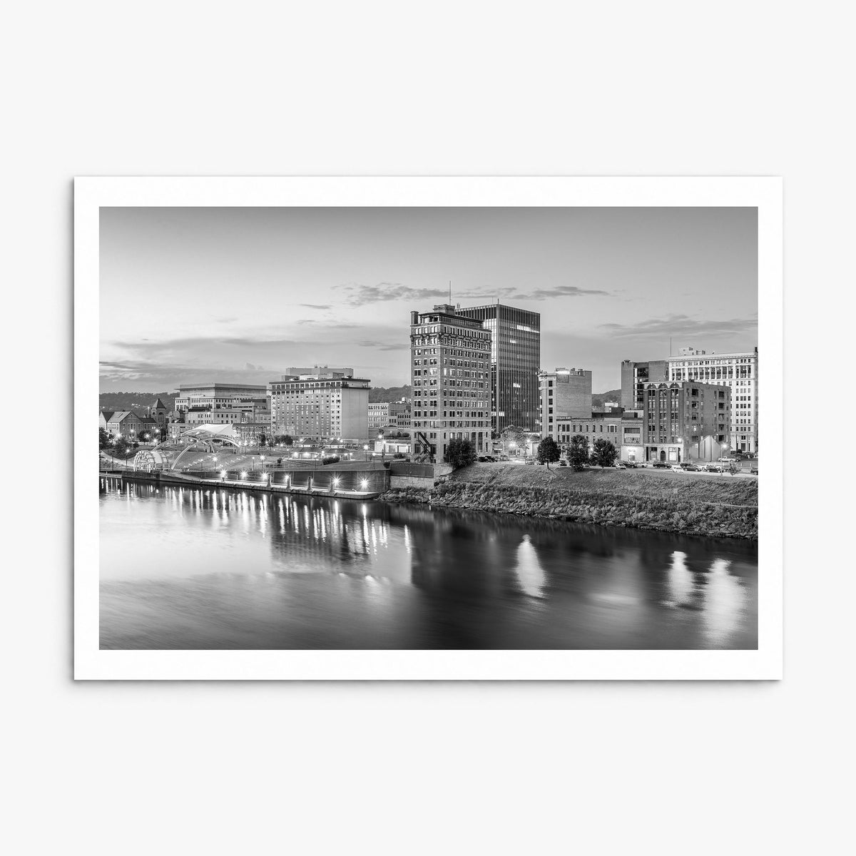West Virginia Photo Poster, print only (unframed), white border