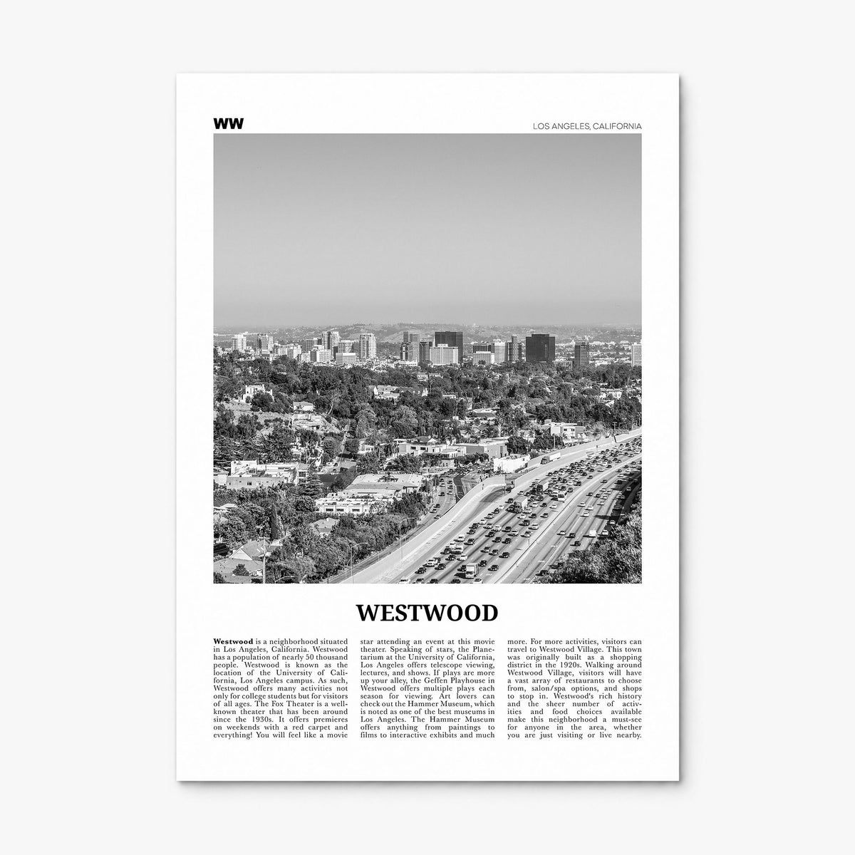 Westwood Newspaper Poster, print only (unframed)