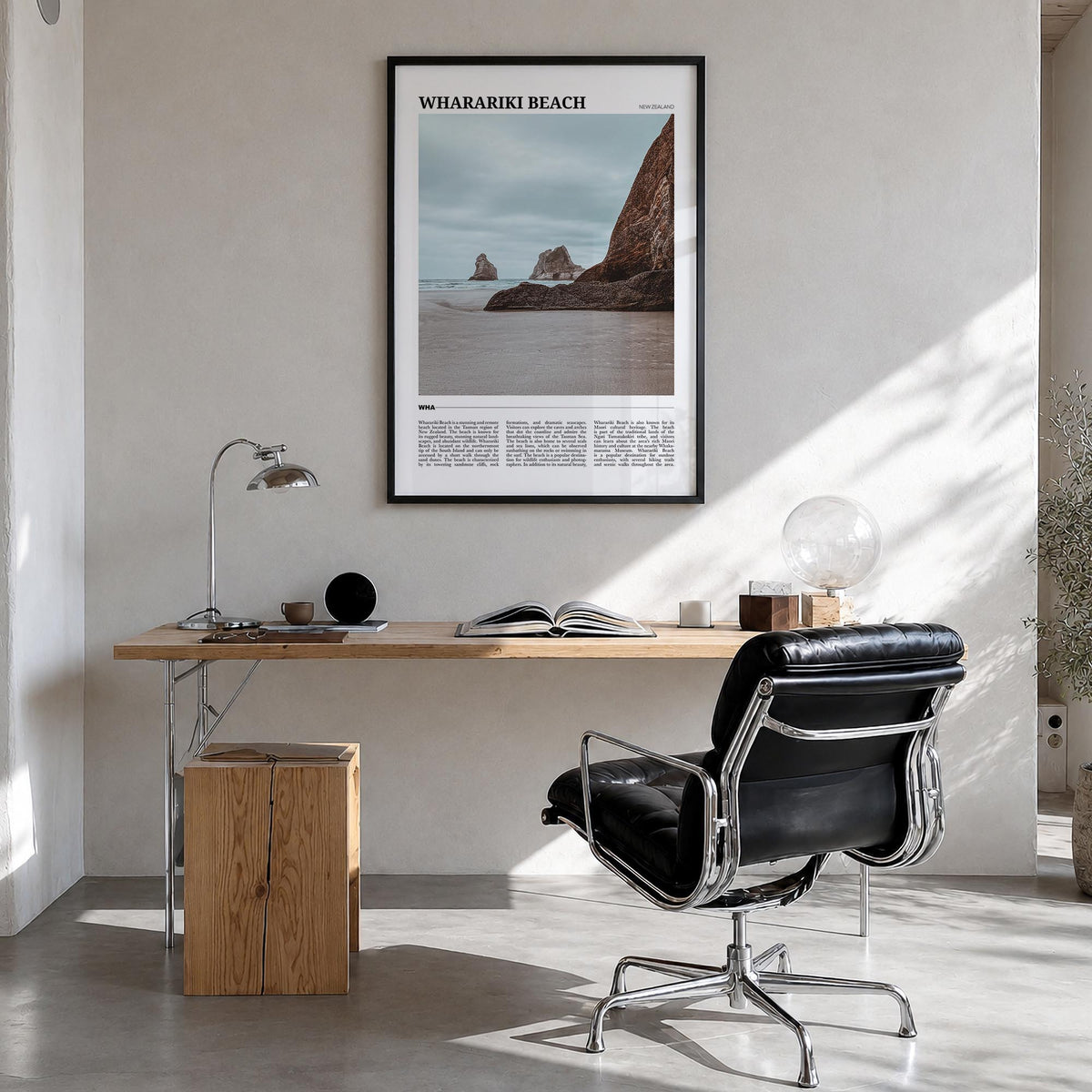 Wharariki Beach Travel Poster