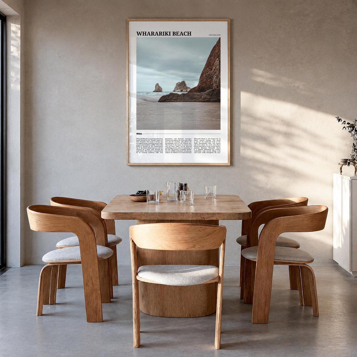Wharariki Beach Travel Poster