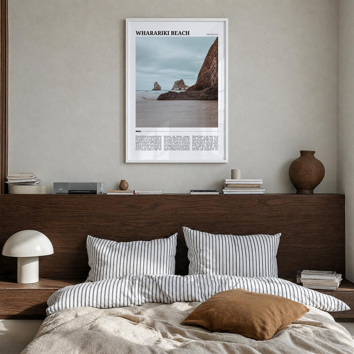 Wharariki Beach Travel Poster