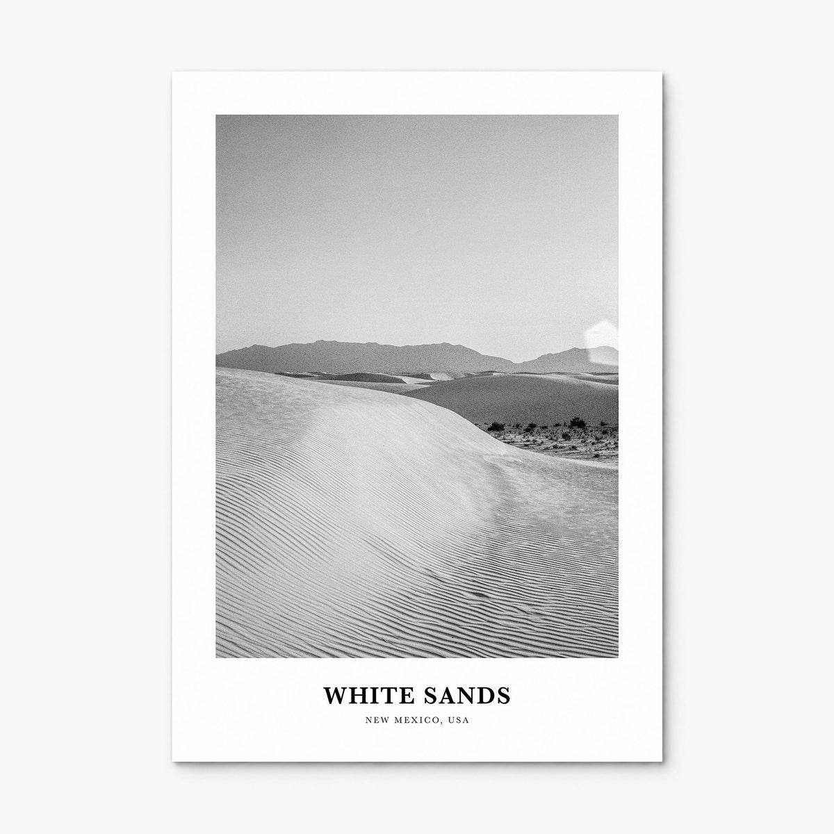 White Sands National Park Classic Poster, print only (unframed)