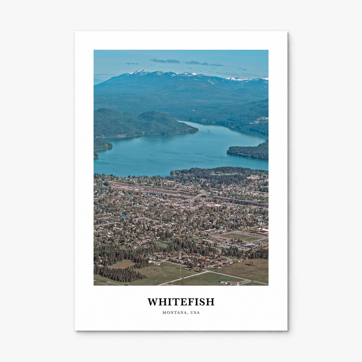 Whitefish Classic Poster, print only (unframed)