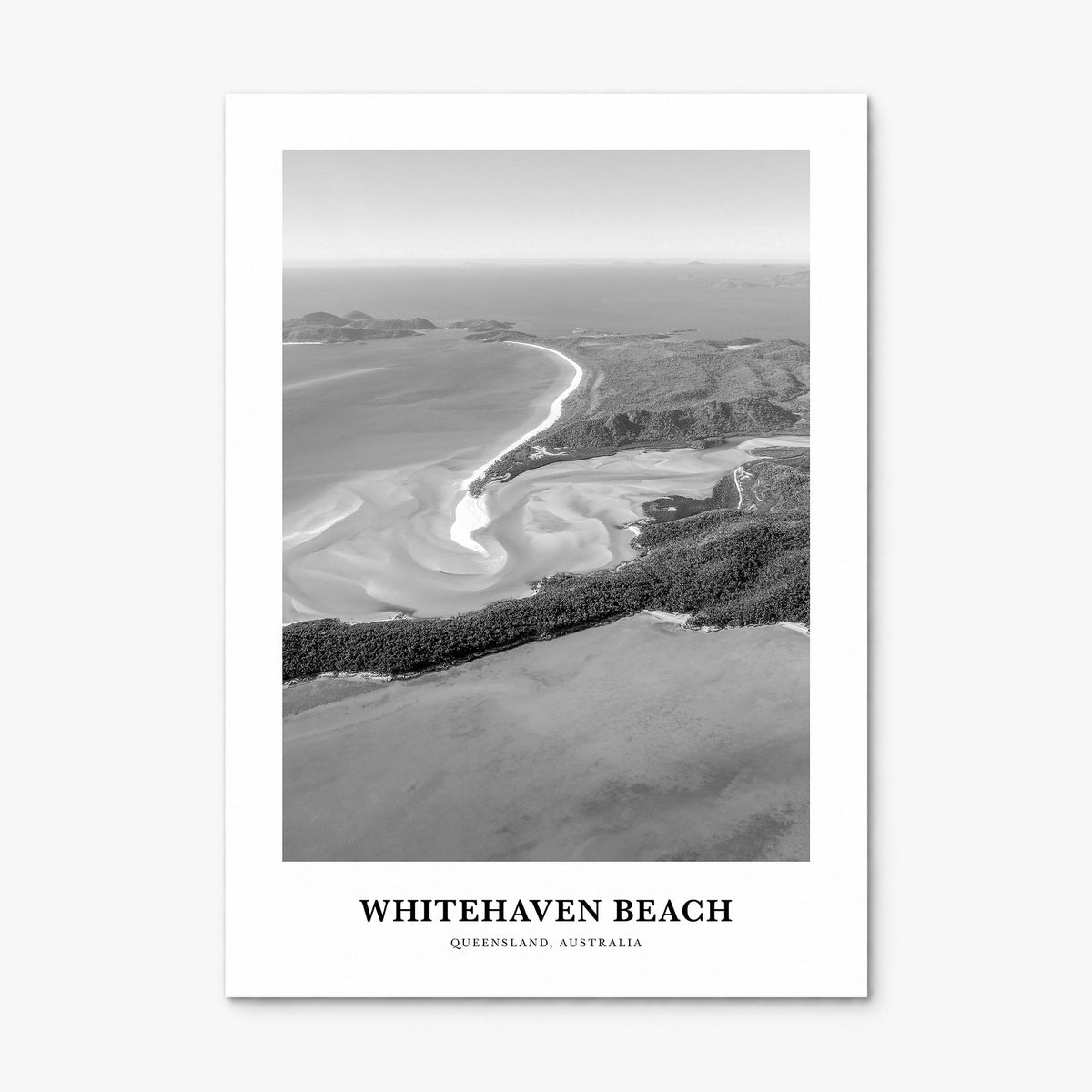 Whitehaven Beach Classic Poster, print only (unframed)