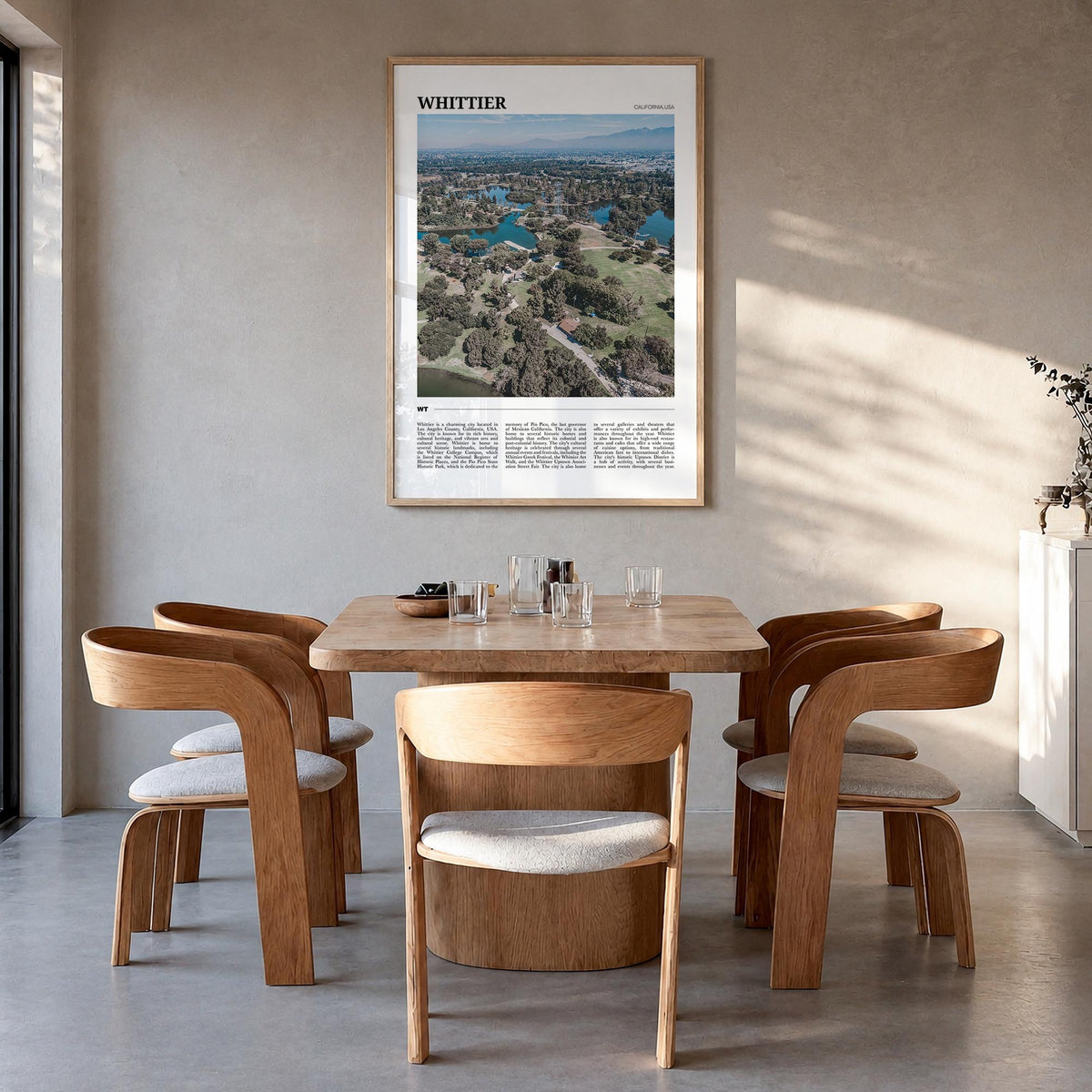 Whittier, California Travel Poster