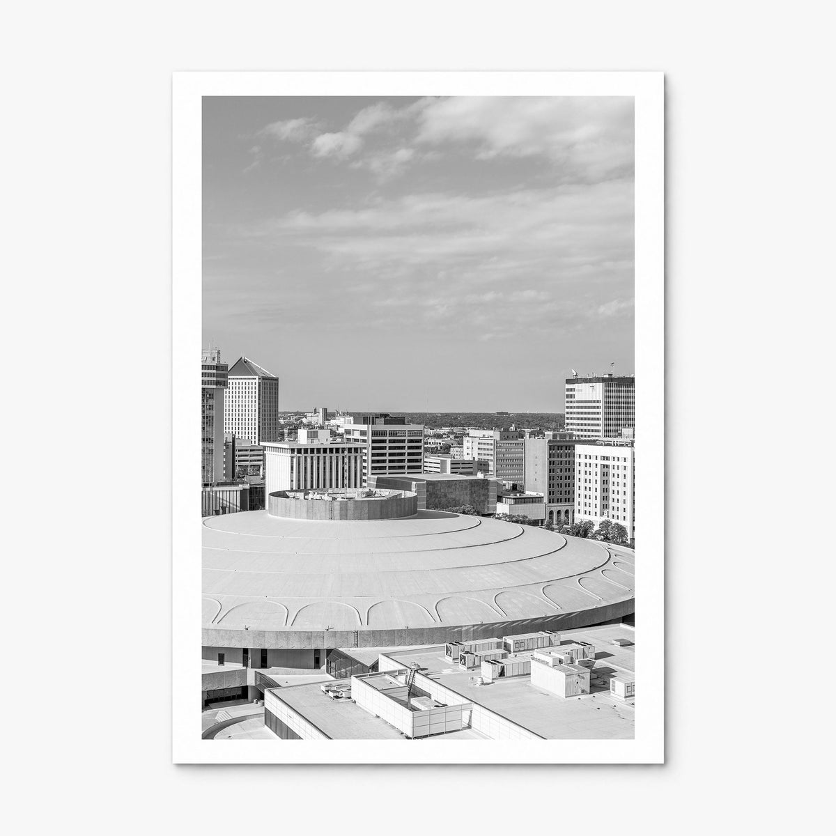 Wichita Photo Poster, print only (unframed), white border