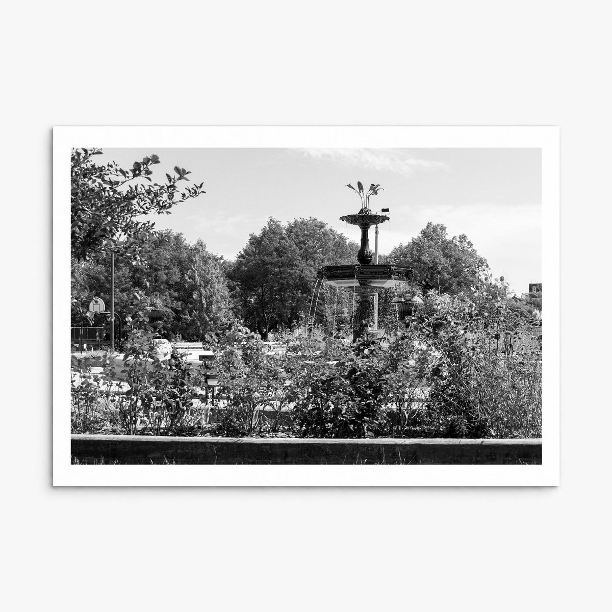 Wicker Park Photo Poster, print only (unframed), white border