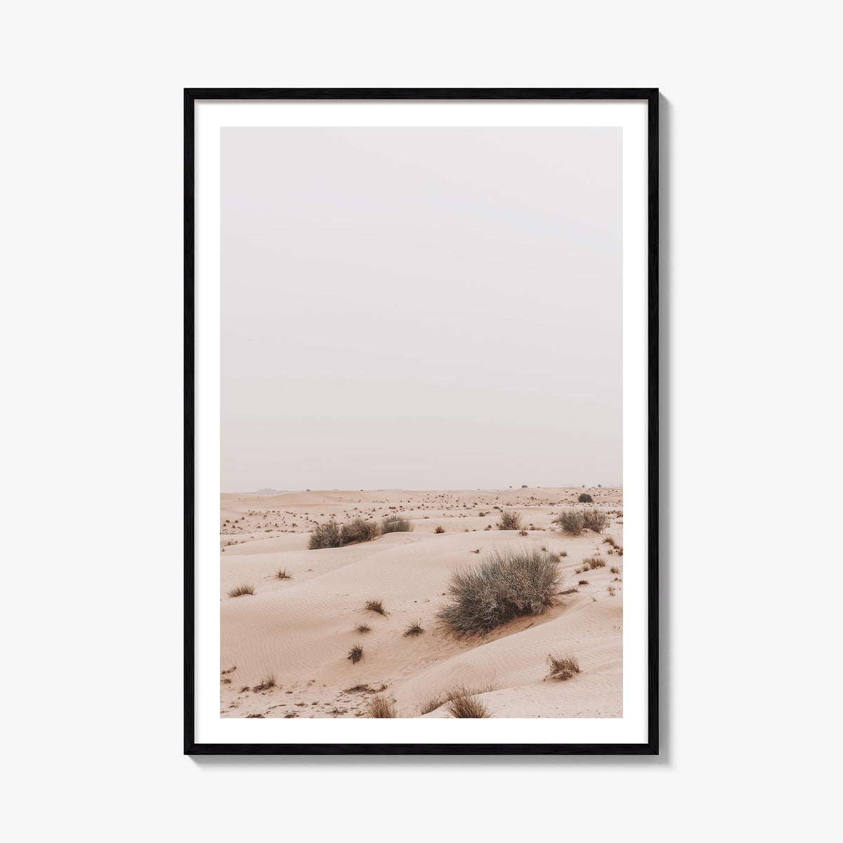 Wild Desert colorful photo poster – vertical wall art, unframed print shown in interior mockup