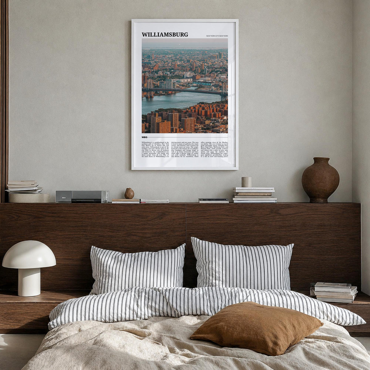 Williamsburg, New York Travel Poster