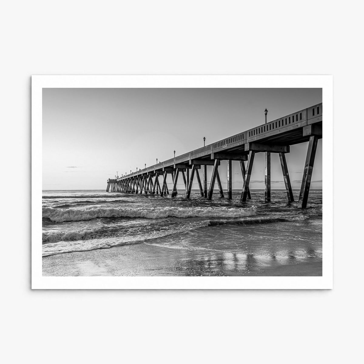 Wilmington, North Carolina Photo Poster, print only (unframed), white border