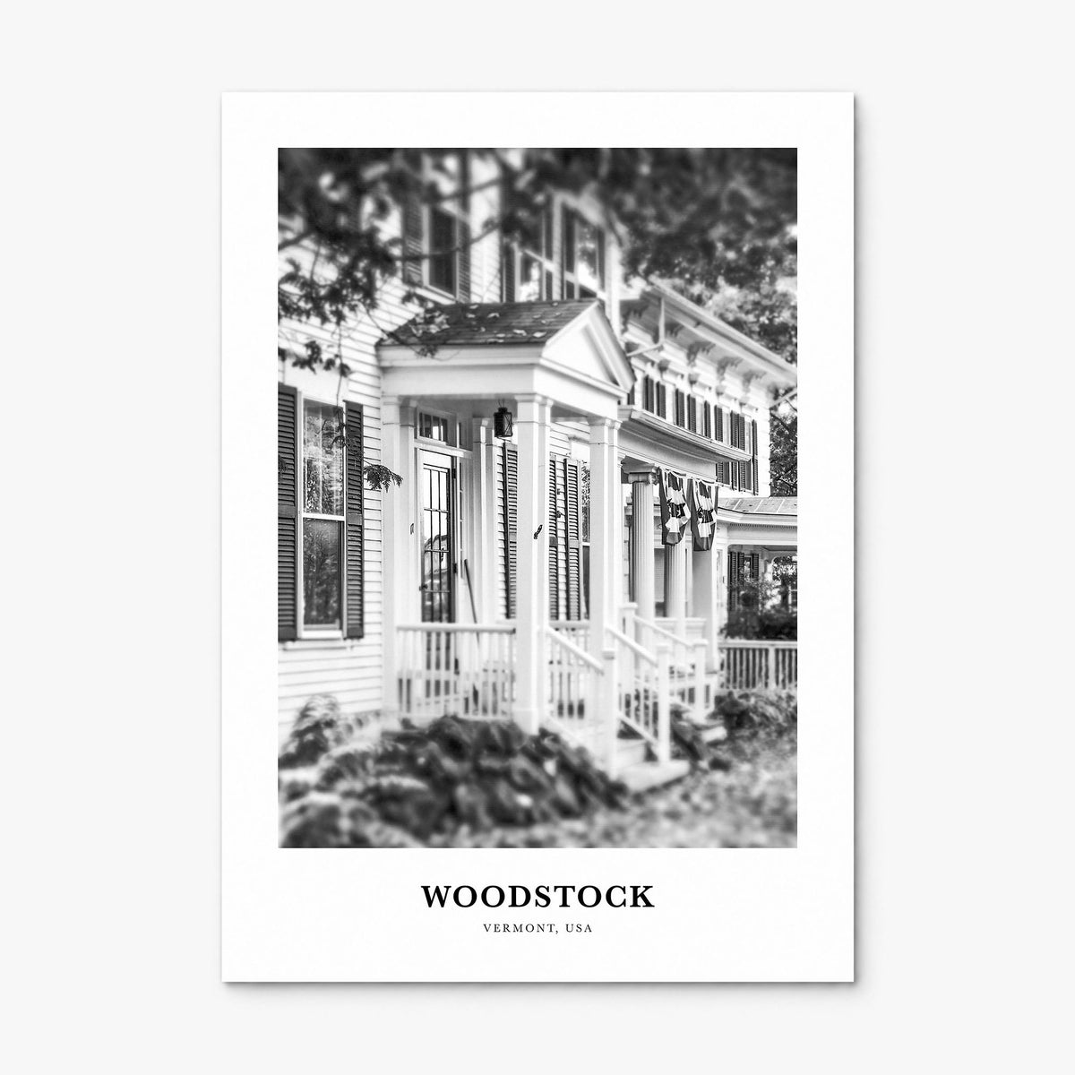 Woodstock, Vermont Classic Poster, print only (unframed)