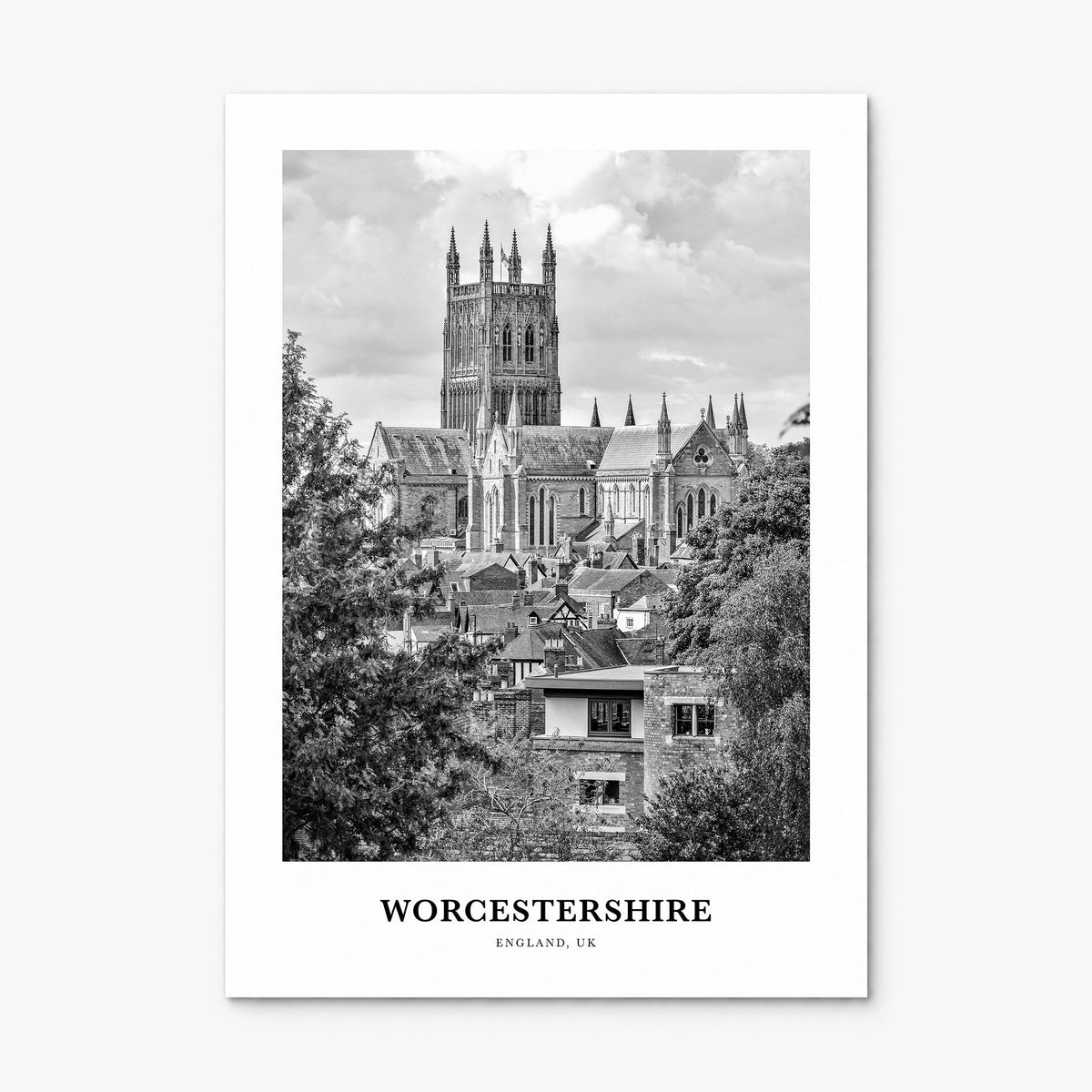 Worcestershire Classic Poster, print only (unframed)