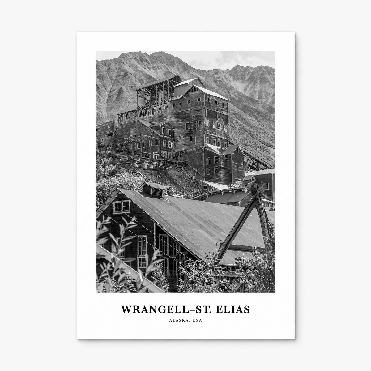 Wrangell-St. Elias Classic Poster, print only (unframed)