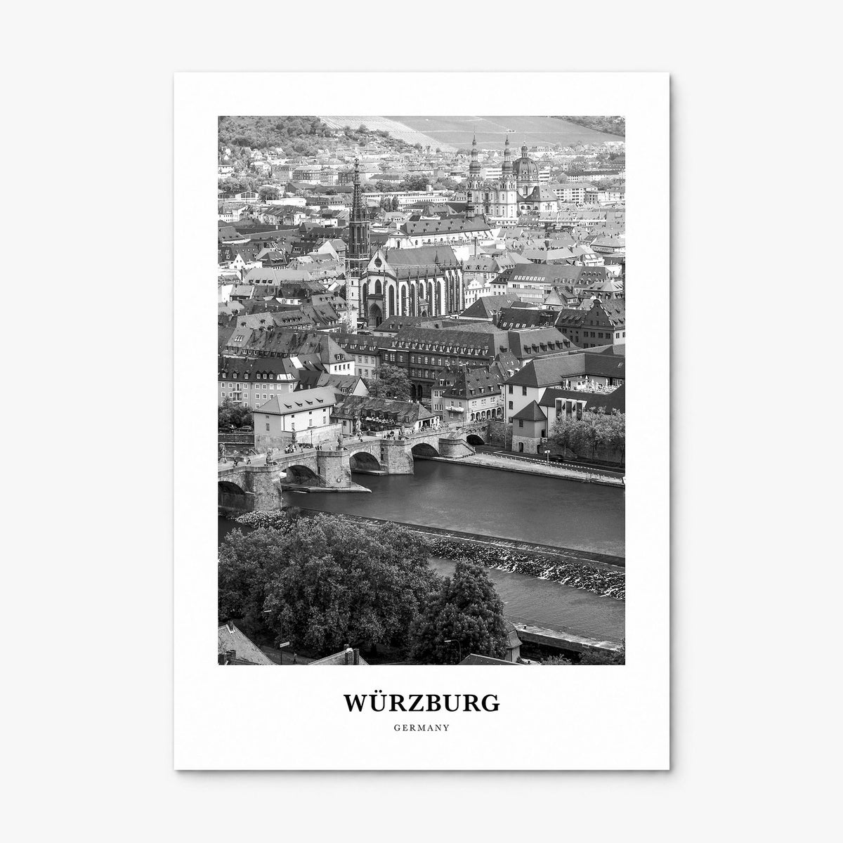 Würzburg Classic Poster, print only (unframed)